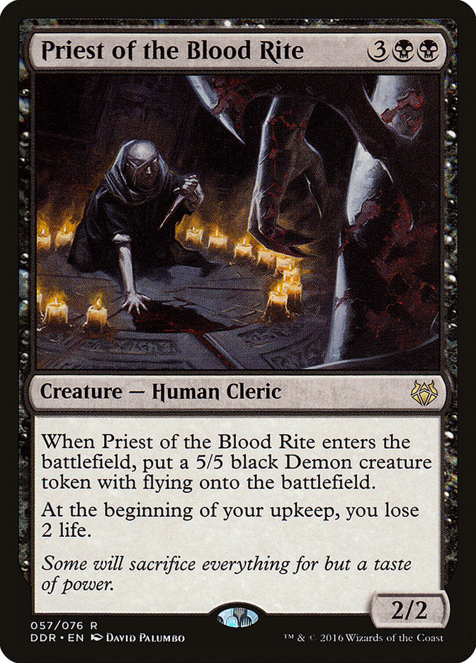 Priest of the Blood Rite [Duel Decks: Nissa vs. Ob Nixilis] | Deep Dive Games St. Marys