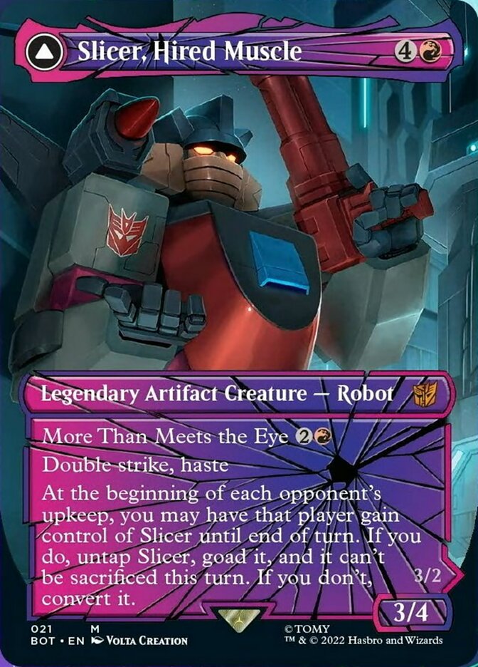 Slicer, Hired Muscle // Slicer, High-Speed Antagonist (Shattered Glass) [Transformers] | Deep Dive Games St. Marys