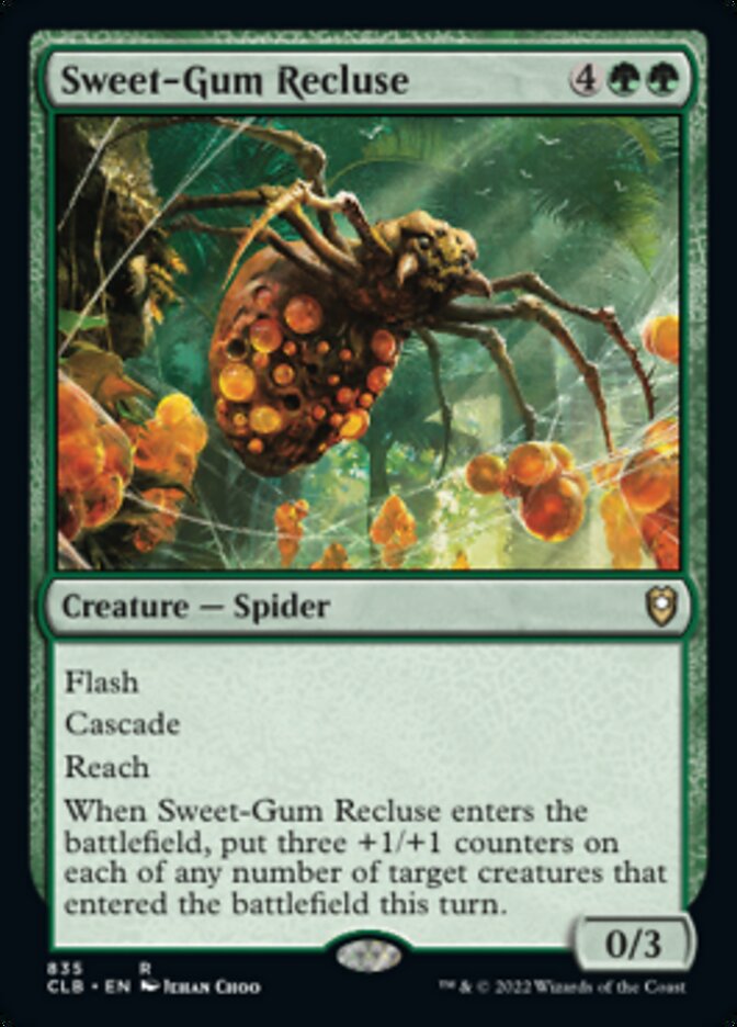 Sweet-Gum Recluse [Commander Legends: Battle for Baldur's Gate] | Deep Dive Games St. Marys