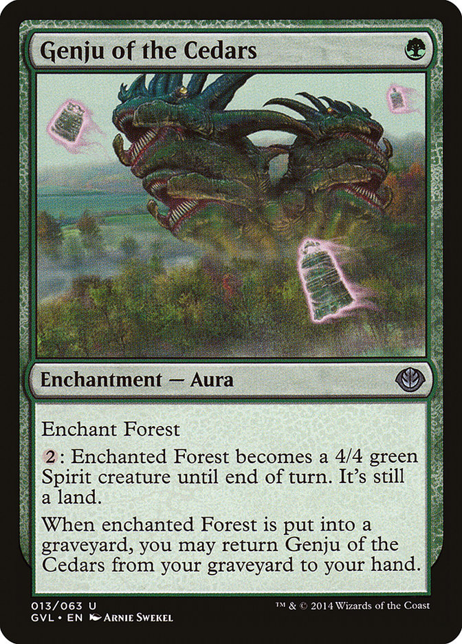 Genju of the Cedars (Garruk vs. Liliana) [Duel Decks Anthology] | Deep Dive Games St. Marys