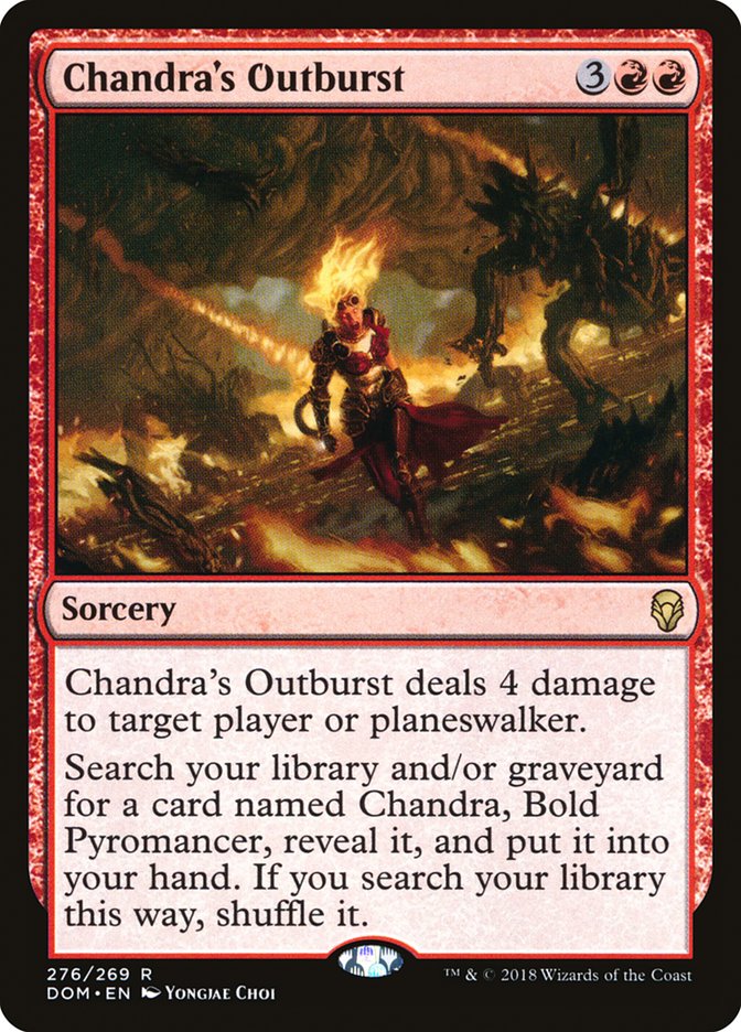 Chandra's Outburst [Dominaria] | Deep Dive Games St. Marys