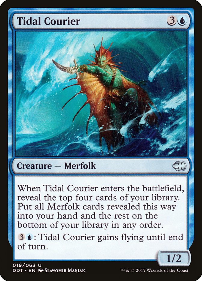Tidal Courier [Duel Decks: Merfolk vs. Goblins] | Deep Dive Games St. Marys