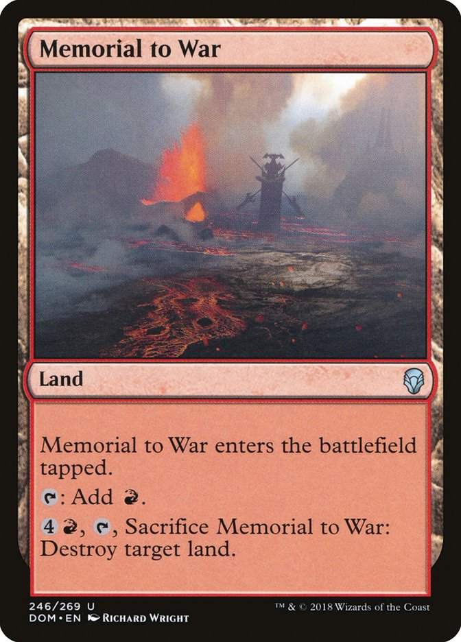 Memorial to War [Dominaria] | Deep Dive Games St. Marys