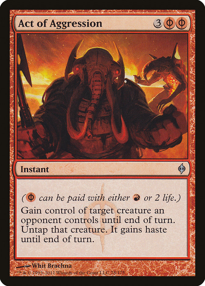 Act of Aggression [New Phyrexia] | Deep Dive Games St. Marys