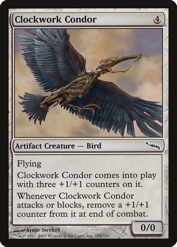 Clockwork Condor [Mirrodin] | Deep Dive Games St. Marys