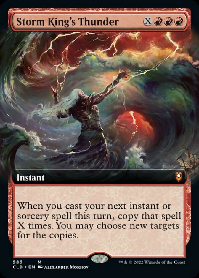 Storm King's Thunder (Extended Art) [Commander Legends: Battle for Baldur's Gate] | Deep Dive Games St. Marys