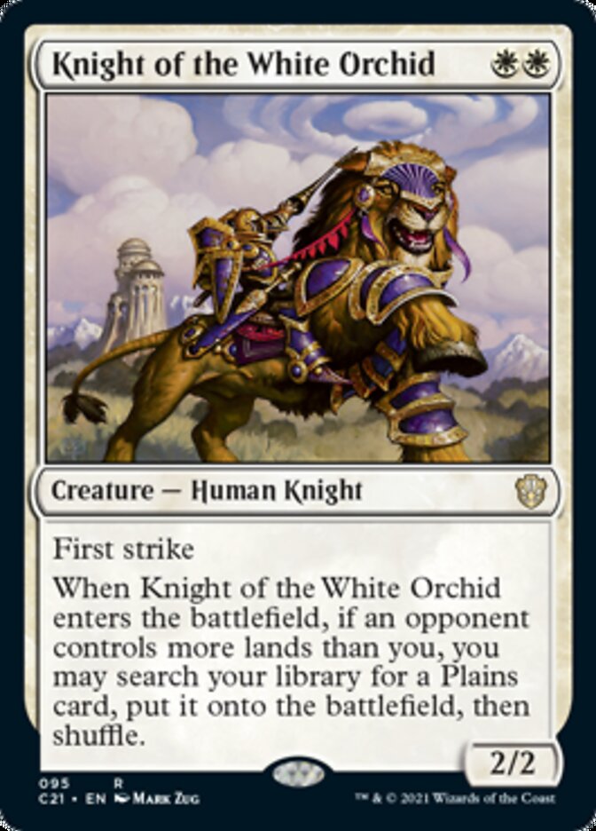 Knight of the White Orchid [Commander 2021] | Deep Dive Games St. Marys