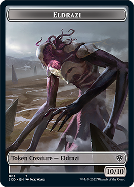 Eldrazi // Soldier Double-Sided Token [Starter Commander Decks] | Deep Dive Games St. Marys
