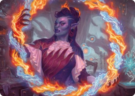 Rootha, Mercurial Artist Art Card [Strixhaven: School of Mages Art Series] | Deep Dive Games St. Marys