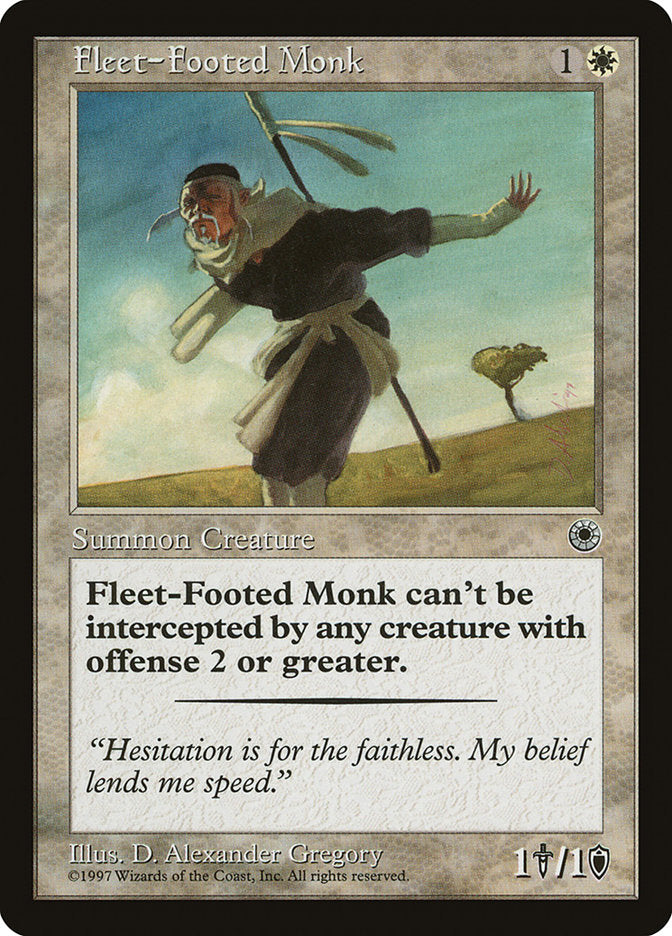 Fleet-Footed Monk [Portal] | Deep Dive Games St. Marys