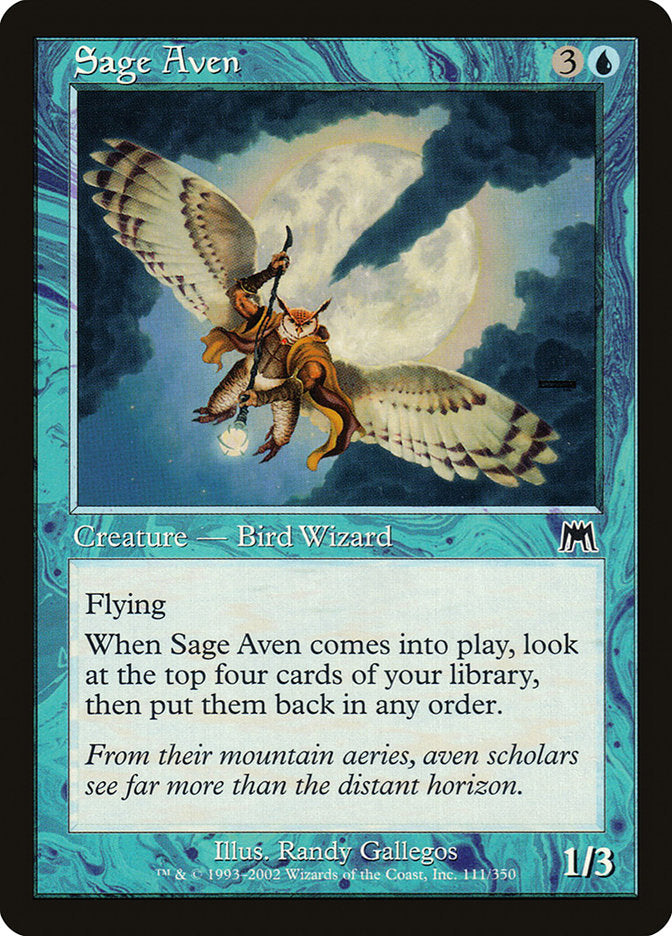 Sage Aven [Onslaught] | Deep Dive Games St. Marys