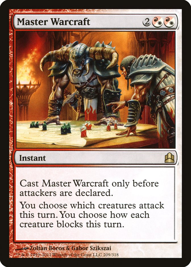 Master Warcraft [Commander 2011] | Deep Dive Games St. Marys