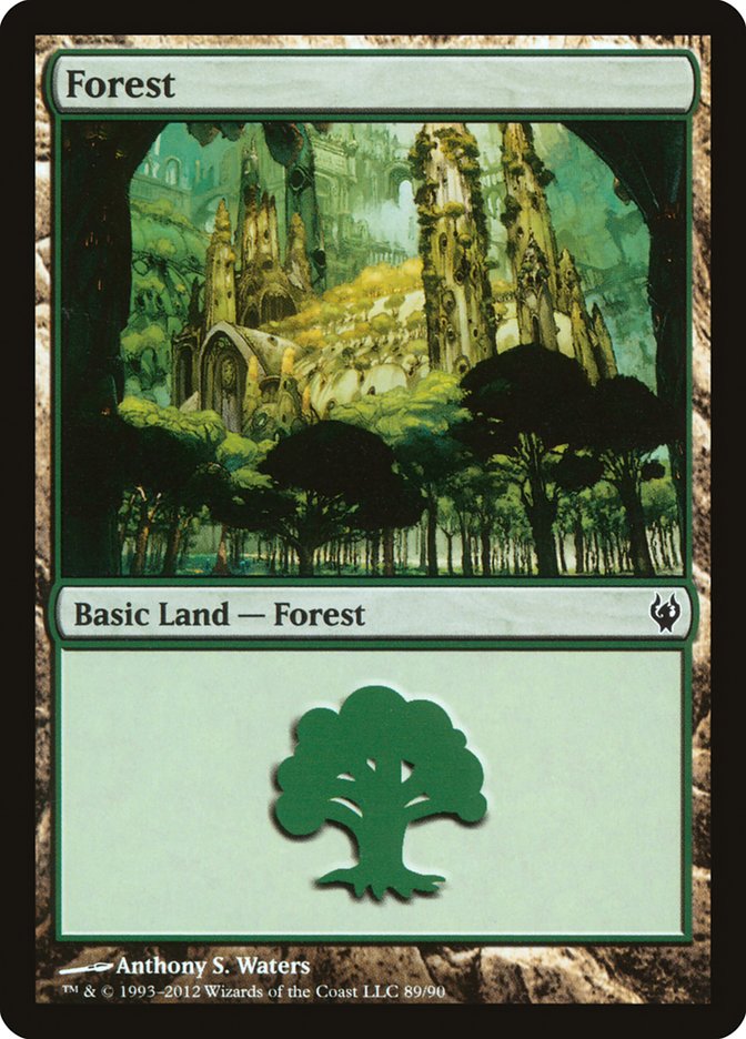 Forest (89) [Duel Decks: Izzet vs. Golgari] | Deep Dive Games St. Marys