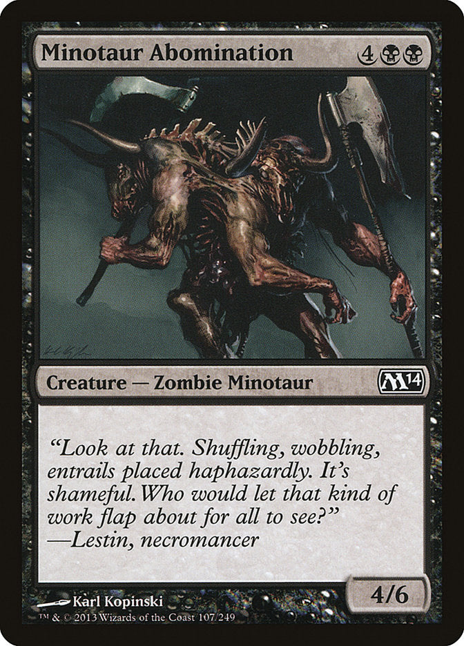 Minotaur Abomination [Magic 2014] | Deep Dive Games St. Marys