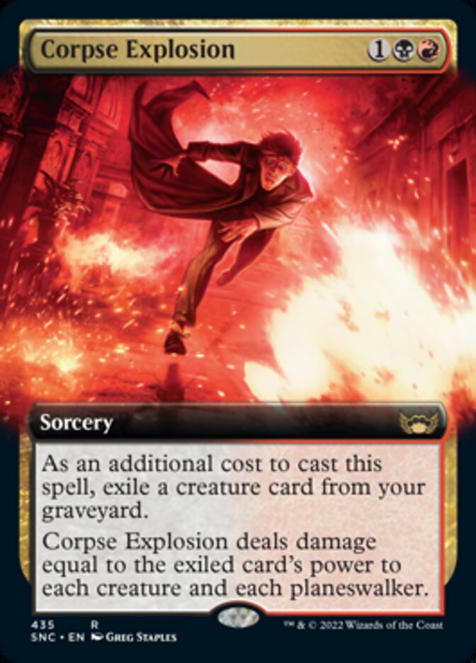 Corpse Explosion (Extended Art) [Streets of New Capenna] | Deep Dive Games St. Marys