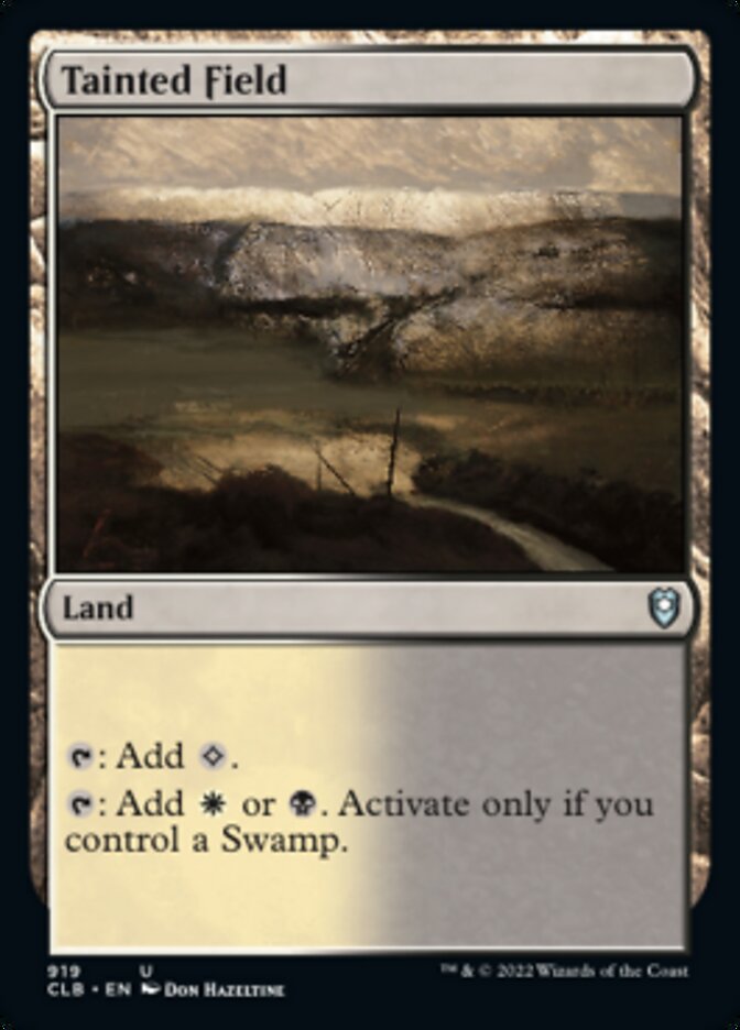 Tainted Field [Commander Legends: Battle for Baldur's Gate] | Deep Dive Games St. Marys