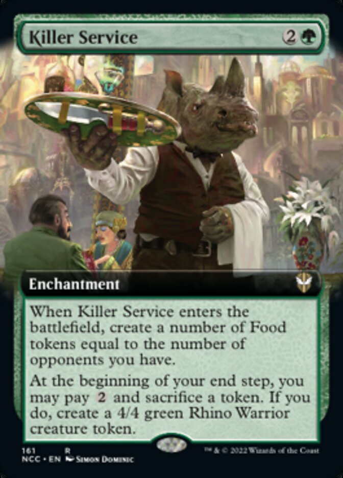 Killer Service (Extended Art) [Streets of New Capenna Commander] | Deep Dive Games St. Marys