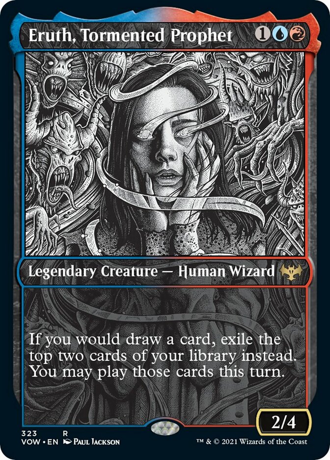 Eruth, Tormented Prophet (Showcase Eternal Night) [Innistrad: Crimson Vow] | Deep Dive Games St. Marys