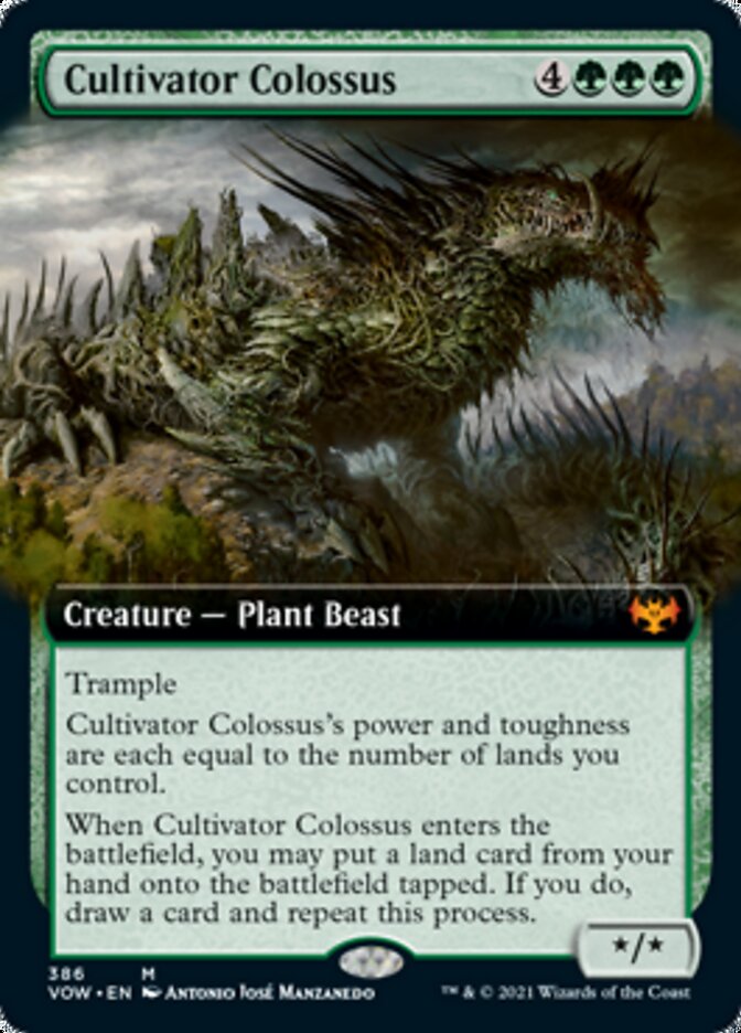 Cultivator Colossus (Extended Art) [Innistrad: Crimson Vow] | Deep Dive Games St. Marys