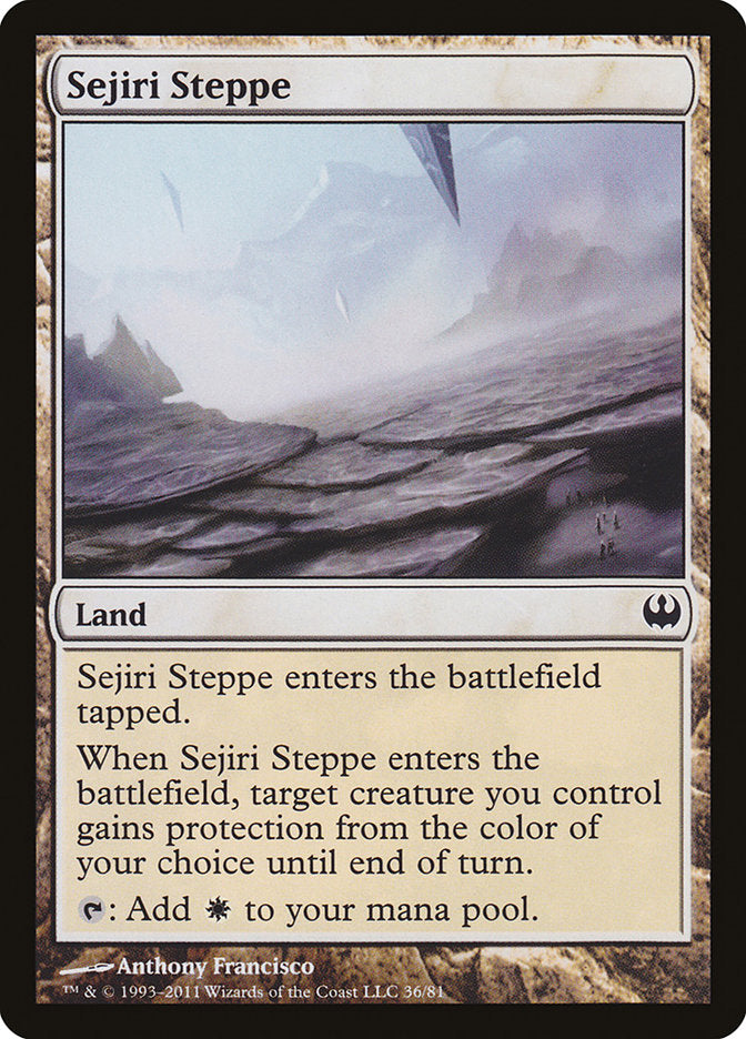 Sejiri Steppe [Duel Decks: Knights vs. Dragons] | Deep Dive Games St. Marys