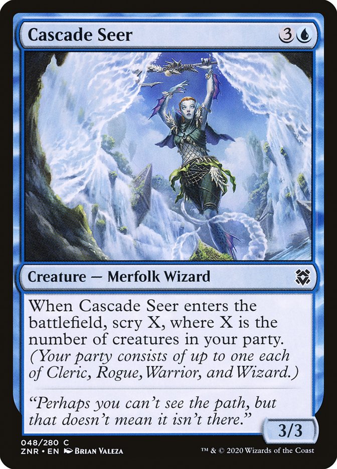 Cascade Seer [Zendikar Rising] | Deep Dive Games St. Marys