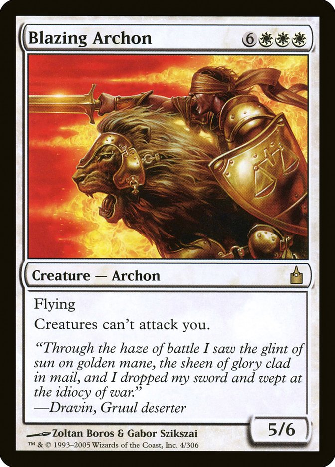 Blazing Archon [Ravnica: City of Guilds] | Deep Dive Games St. Marys