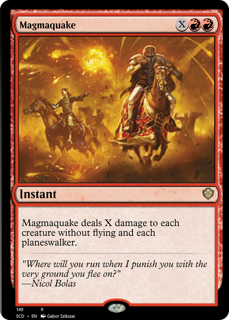 Magmaquake [Starter Commander Decks] | Deep Dive Games St. Marys