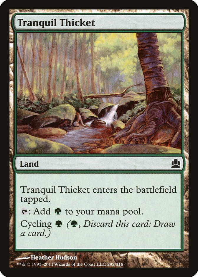 Tranquil Thicket [Commander 2011] | Deep Dive Games St. Marys