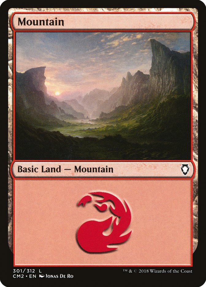Mountain (301) [Commander Anthology Volume II] | Deep Dive Games St. Marys
