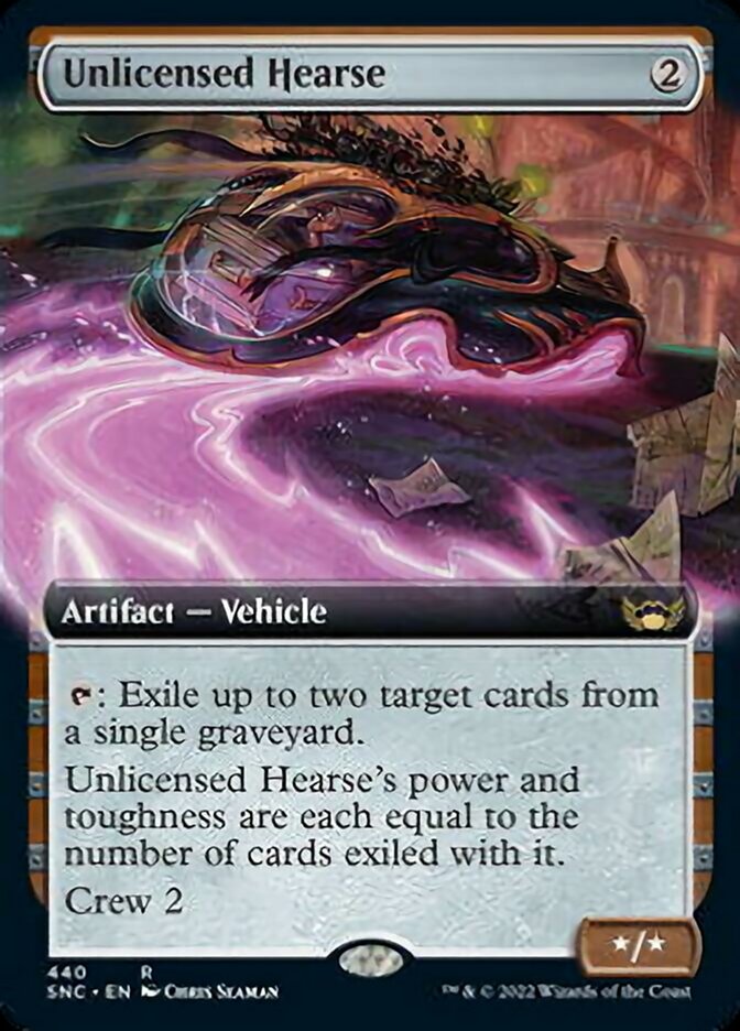Unlicensed Hearse (Extended Art) [Streets of New Capenna] | Deep Dive Games St. Marys