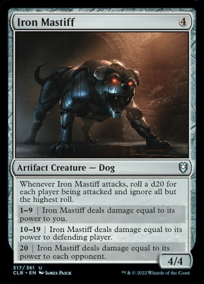 Iron Mastiff [Commander Legends: Battle for Baldur's Gate] | Deep Dive Games St. Marys
