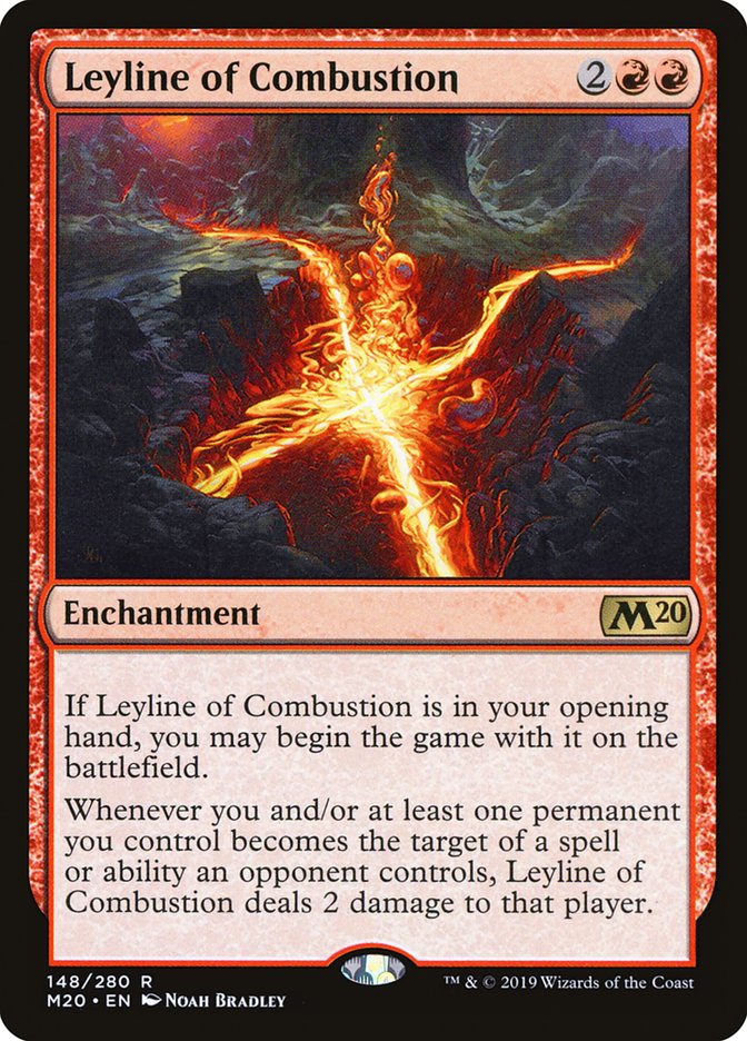 Leyline of Combustion [Core Set 2020] | Deep Dive Games St. Marys