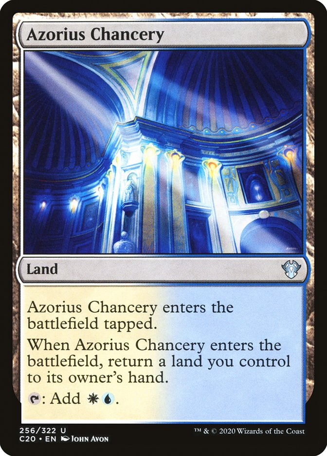 Azorius Chancery [Commander 2020] | Deep Dive Games St. Marys