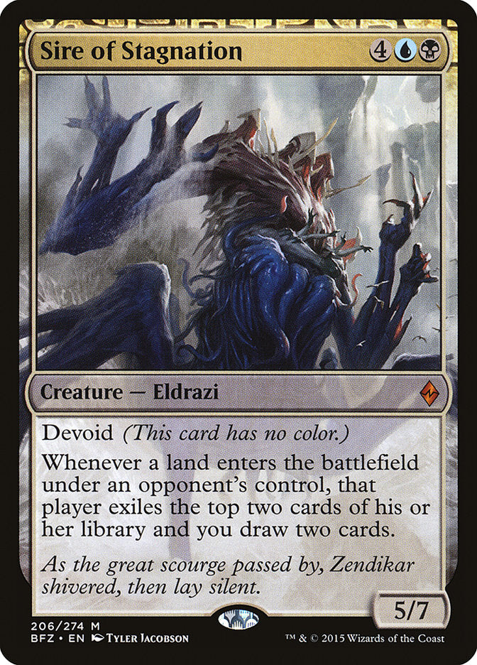 Sire of Stagnation [Battle for Zendikar] | Deep Dive Games St. Marys