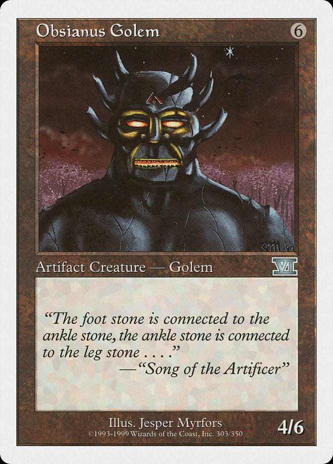 Obsianus Golem [Classic Sixth Edition] | Deep Dive Games St. Marys
