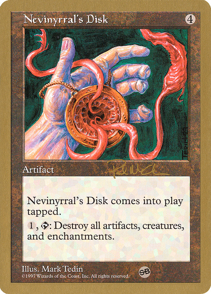Nevinyrral's Disk (Paul McCabe) (SB) [World Championship Decks 1997] | Deep Dive Games St. Marys