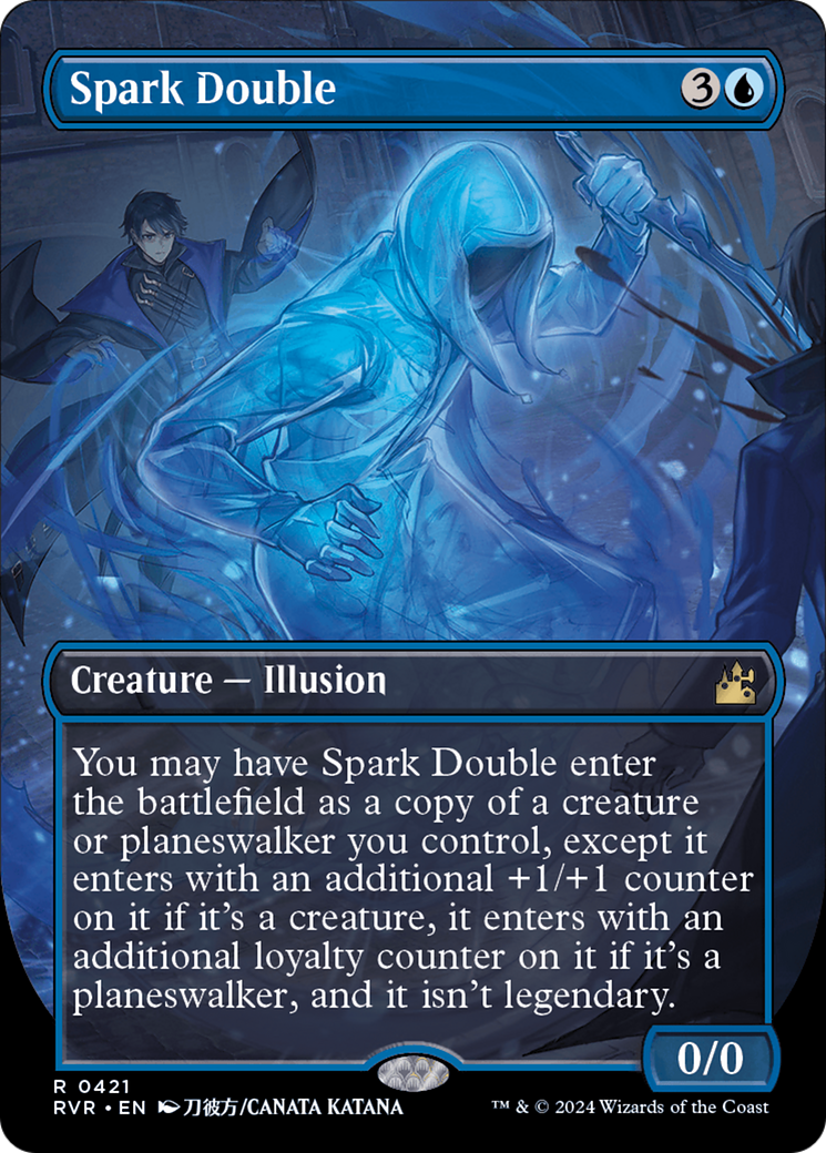 Spark Double (Anime Borderless) [Ravnica Remastered] | Deep Dive Games St. Marys