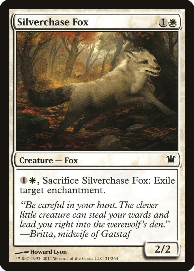 Silverchase Fox [Innistrad] | Deep Dive Games St. Marys
