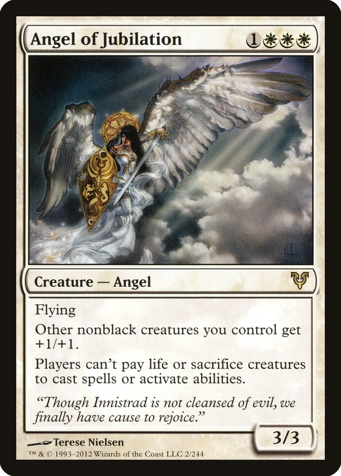 Angel of Jubilation [Avacyn Restored] | Deep Dive Games St. Marys
