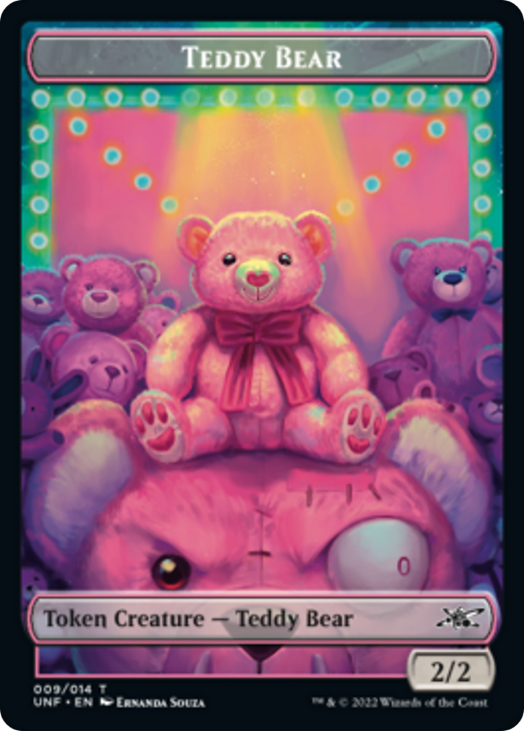 Teddy Bear // Treasure (013) Double-Sided Token [Unfinity Tokens] | Deep Dive Games St. Marys