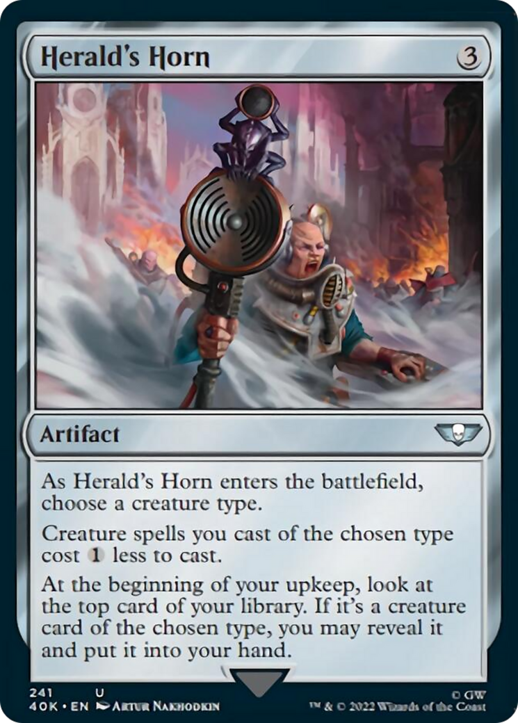 Herald's Horn (Surge Foil) [Warhammer 40,000] | Deep Dive Games St. Marys