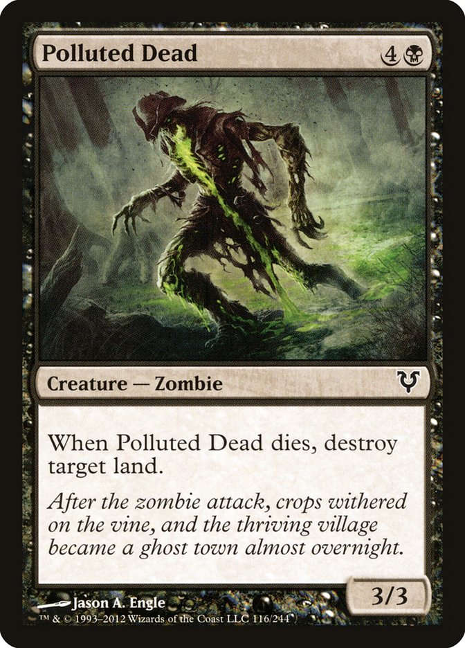 Polluted Dead [Avacyn Restored] | Deep Dive Games St. Marys