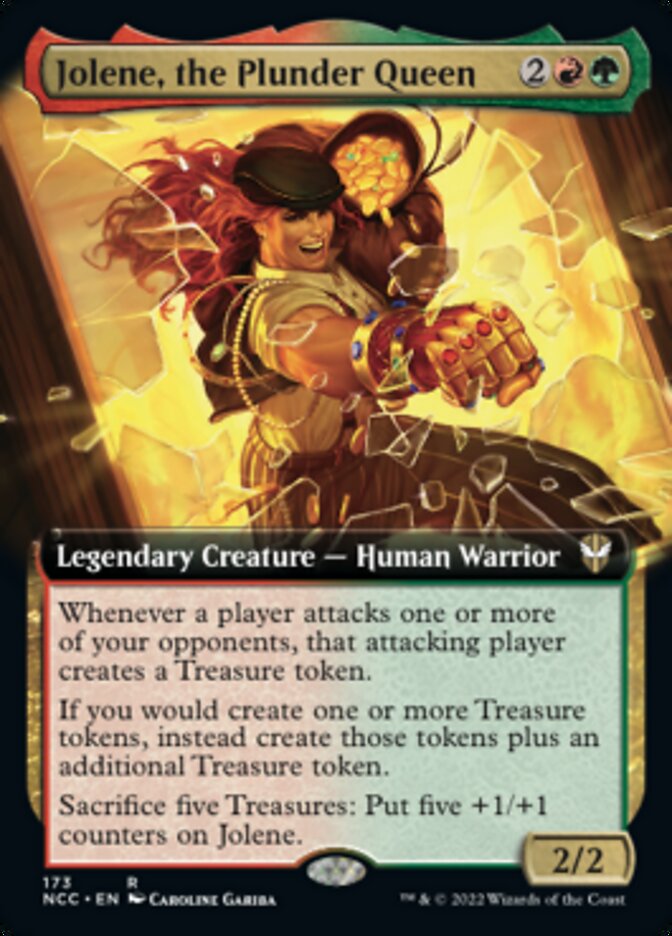 Jolene, the Plunder Queen (Extended Art) [Streets of New Capenna Commander] | Deep Dive Games St. Marys