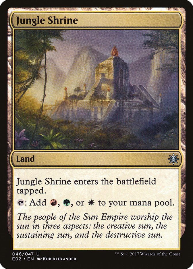 Jungle Shrine [Explorers of Ixalan] | Deep Dive Games St. Marys