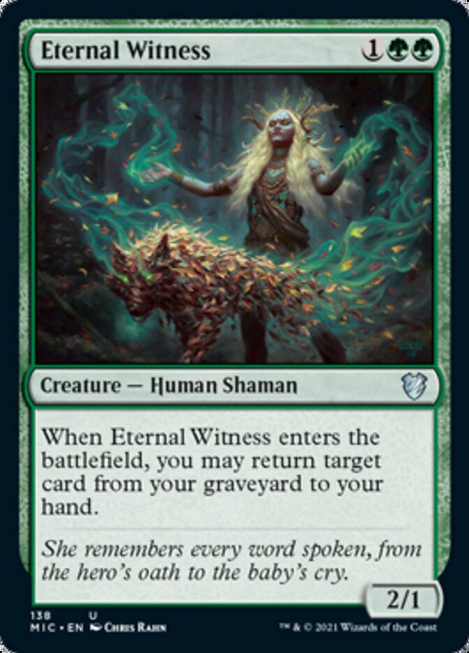 Eternal Witness [Innistrad: Midnight Hunt Commander] | Deep Dive Games St. Marys