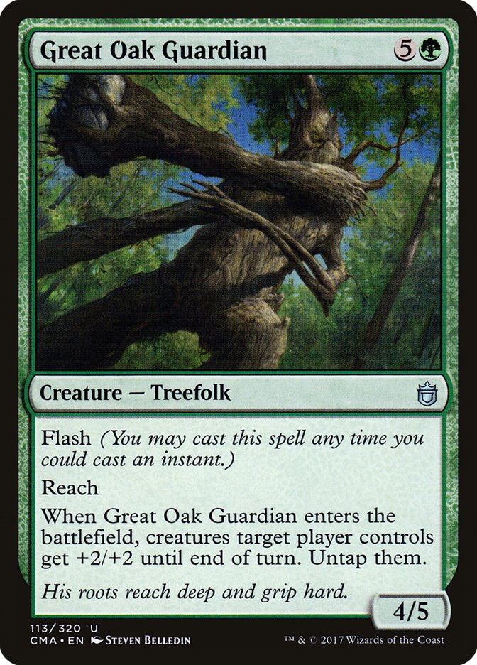 Great Oak Guardian [Commander Anthology] | Deep Dive Games St. Marys