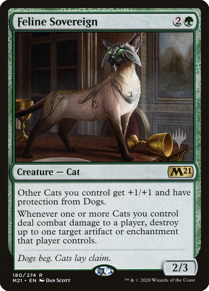 Feline Sovereign (Promo Pack) [Core Set 2021 Promos] | Deep Dive Games St. Marys