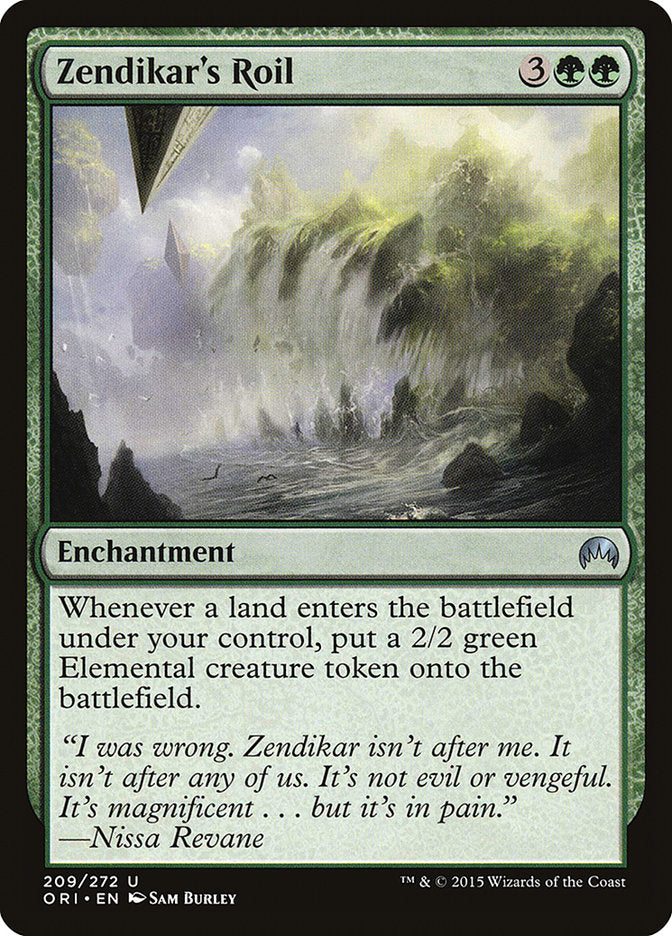 Zendikar's Roil [Magic Origins] | Deep Dive Games St. Marys