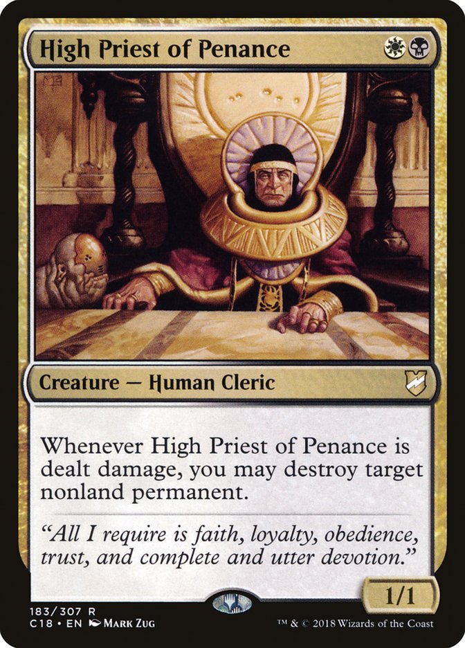 High Priest of Penance [Commander 2018] | Deep Dive Games St. Marys