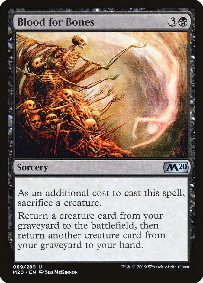 Blood for Bones [Core Set 2020] | Deep Dive Games St. Marys